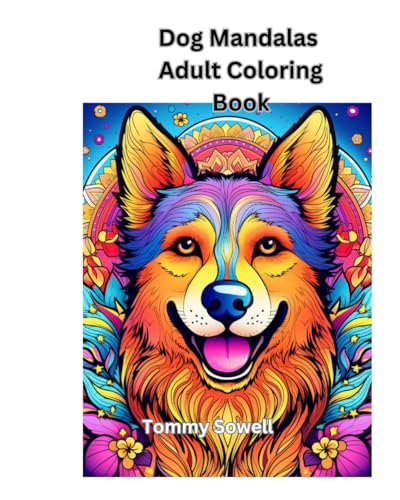 Dog mandalas adult coloring book von Independently published